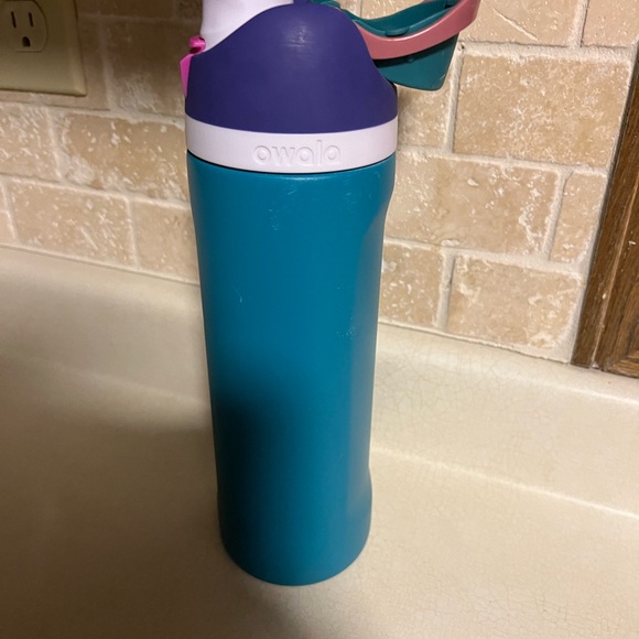 Owala Teal and Purple Water Bottle - Picture 3 of 3